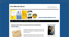 Desktop Screenshot of caramenulisnovel.com