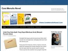 Tablet Screenshot of caramenulisnovel.com